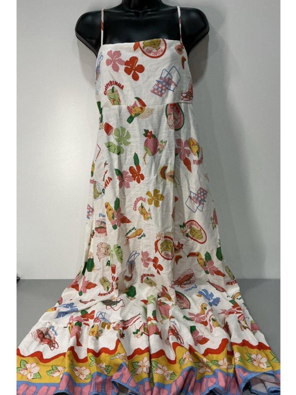 Petal and Pup Else Maxi Dress Summer Vacation Beach Dress M Boho Tropical NEW - Picture 5 of 11